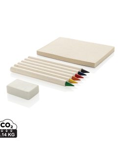 Micki GRS infinity 6pc colouring pencil set with notepad