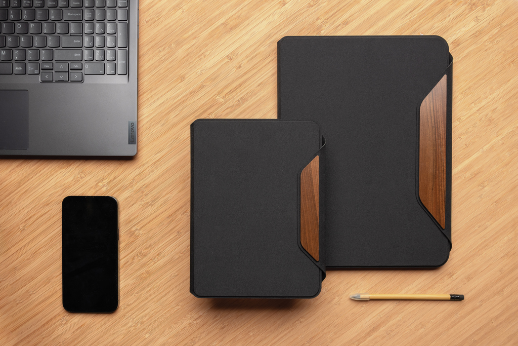 Teri AWARE™ RPET and walnut A4 portfolio - Image 11