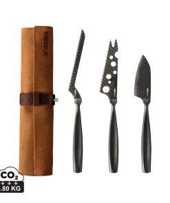 BOSKA Cheese Knife Set Monaco+ Black