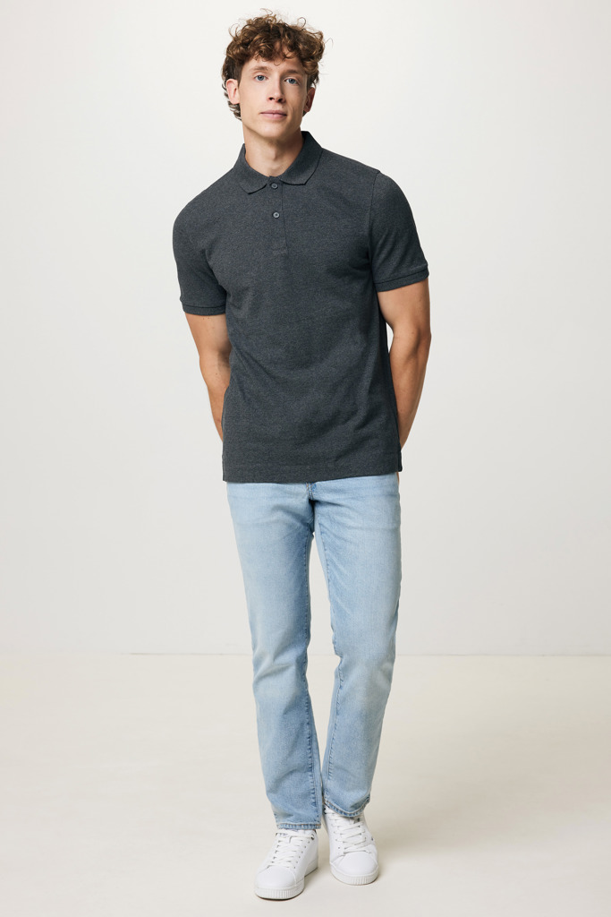 Iqoniq Yosemite recycled cotton pique polo - Image 574