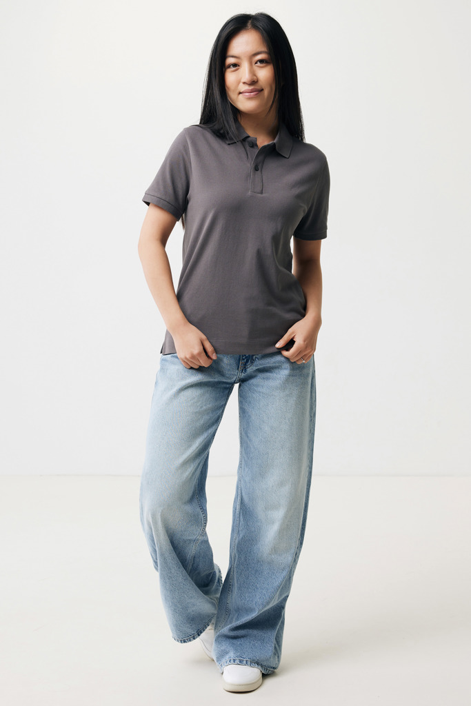 Iqoniq Yosemite recycled cotton pique polo - Image 587