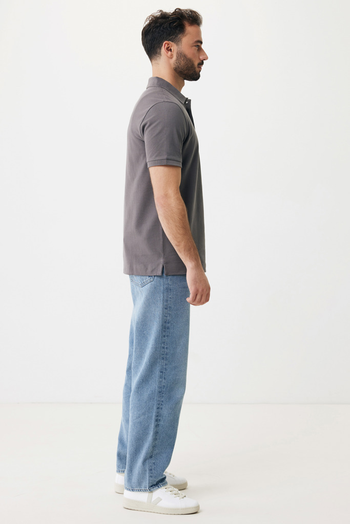 Iqoniq Yosemite recycled cotton pique polo - Image 593