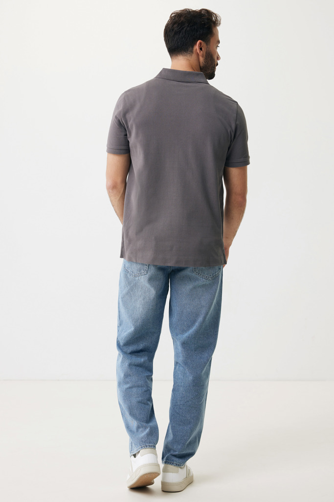 Iqoniq Yosemite recycled cotton pique polo - Image 594