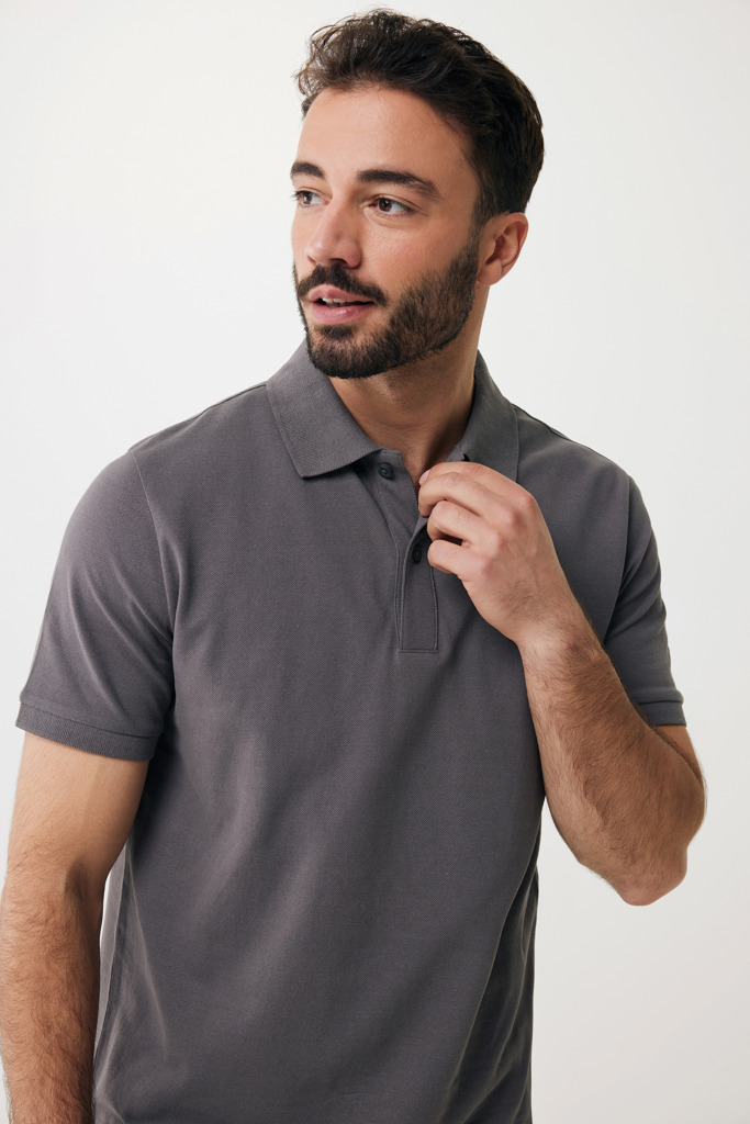 Iqoniq Yosemite recycled cotton pique polo - Image 595