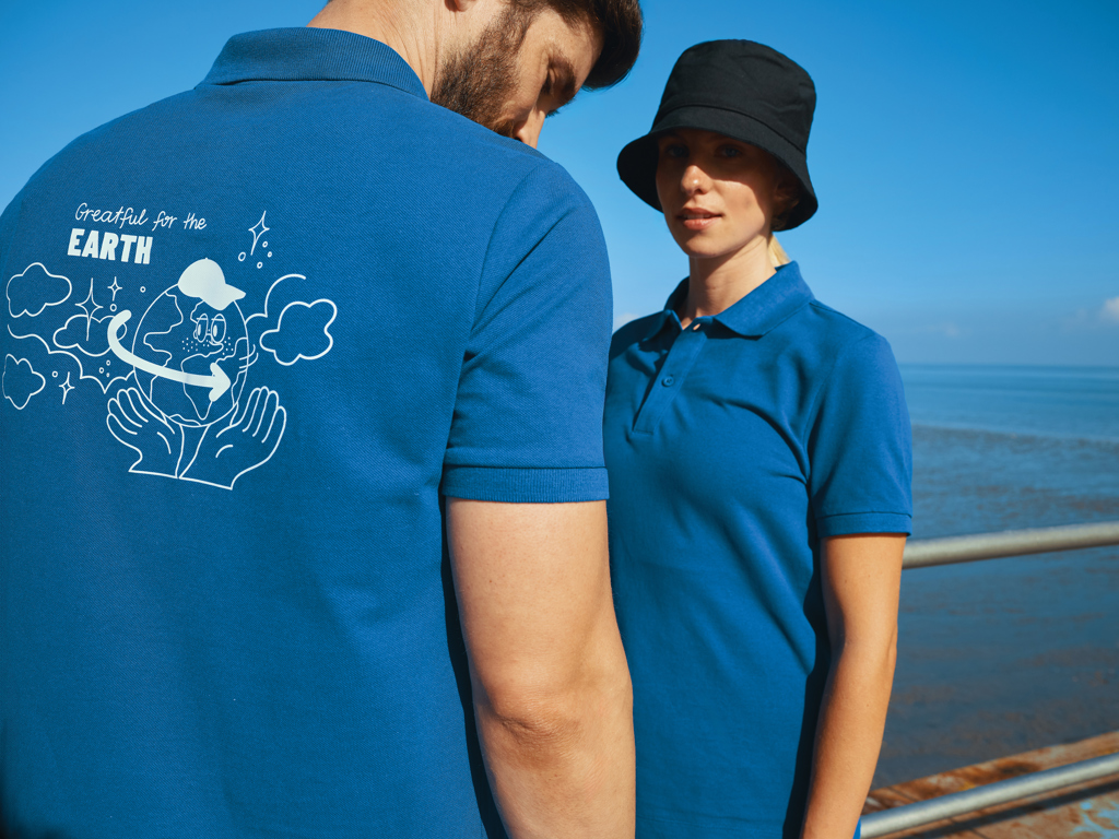 Iqoniq Yosemite recycled cotton pique polo - Image 646