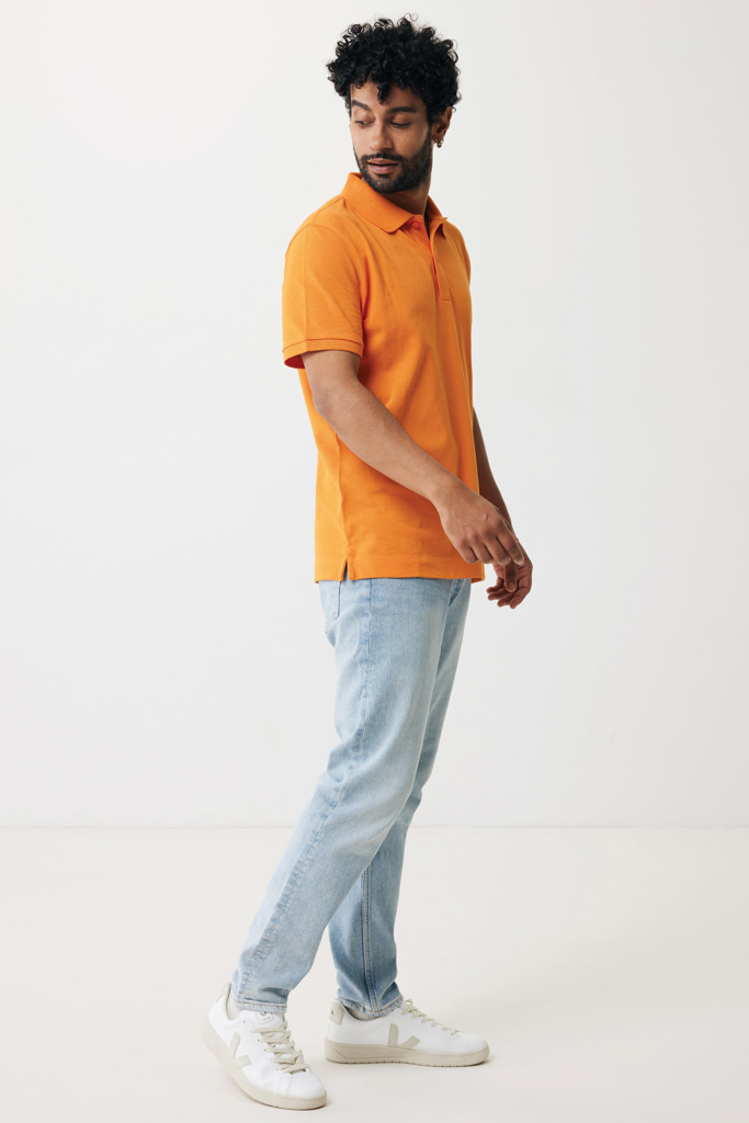 Iqoniq Yosemite recycled cotton pique polo - Image 703