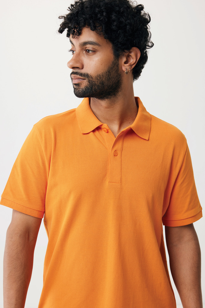 Iqoniq Yosemite recycled cotton pique polo - Image 705
