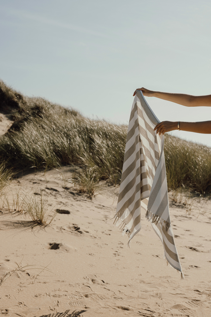 VINGA Ornos GRS recycled cotton hammam towel - Image 12