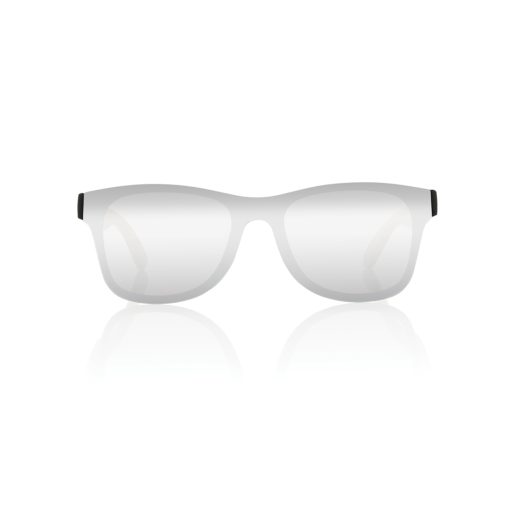 Prism RCS recycled plastic sunglasses with bamboo frame - Image 3