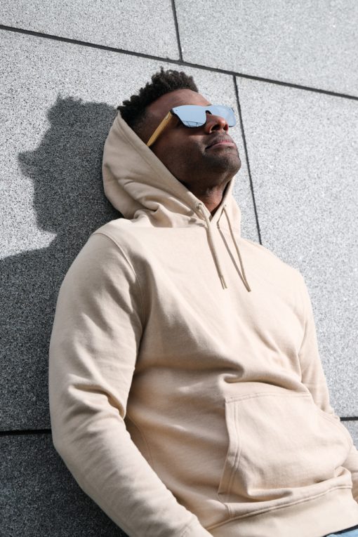 Prism RCS recycled plastic sunglasses with bamboo frame - Image 8