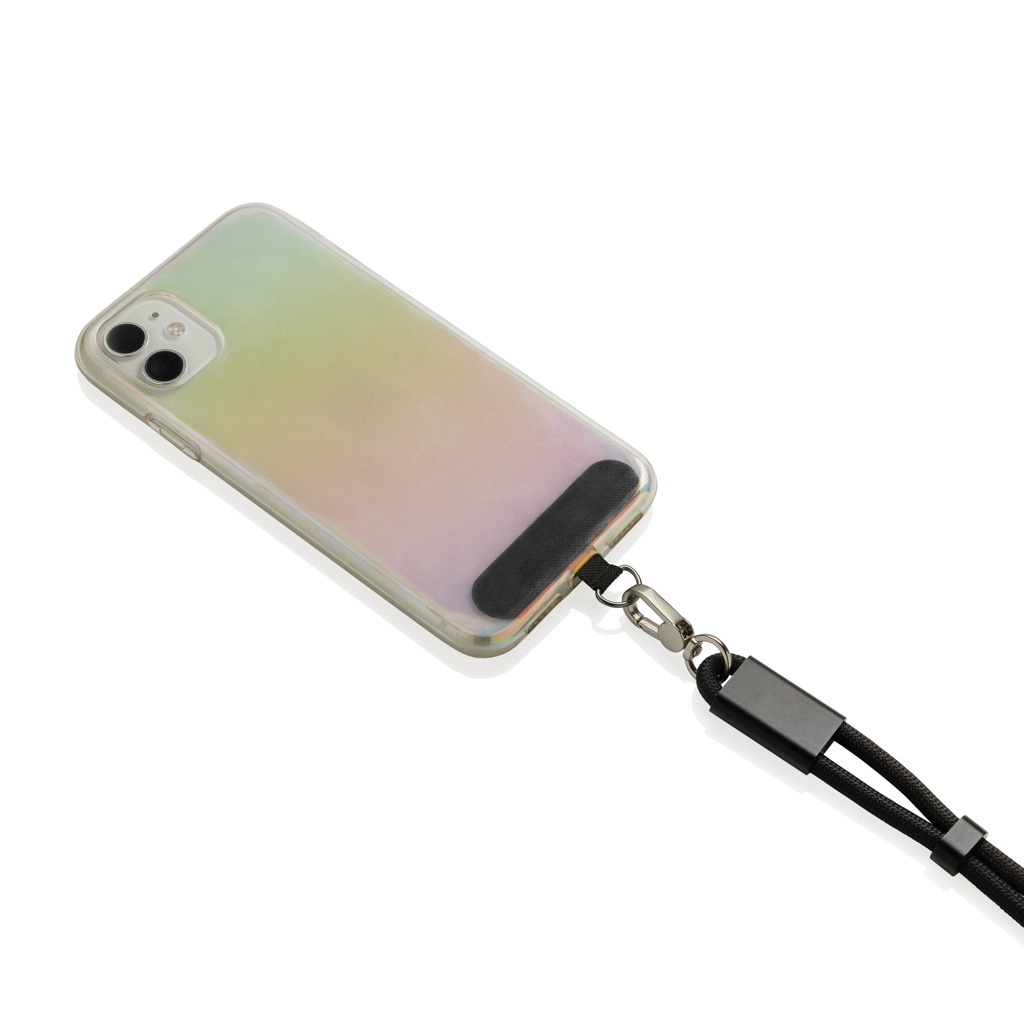 LoopAmp RCS RPET adjustable phone wrist strap 60W cable - Image 10