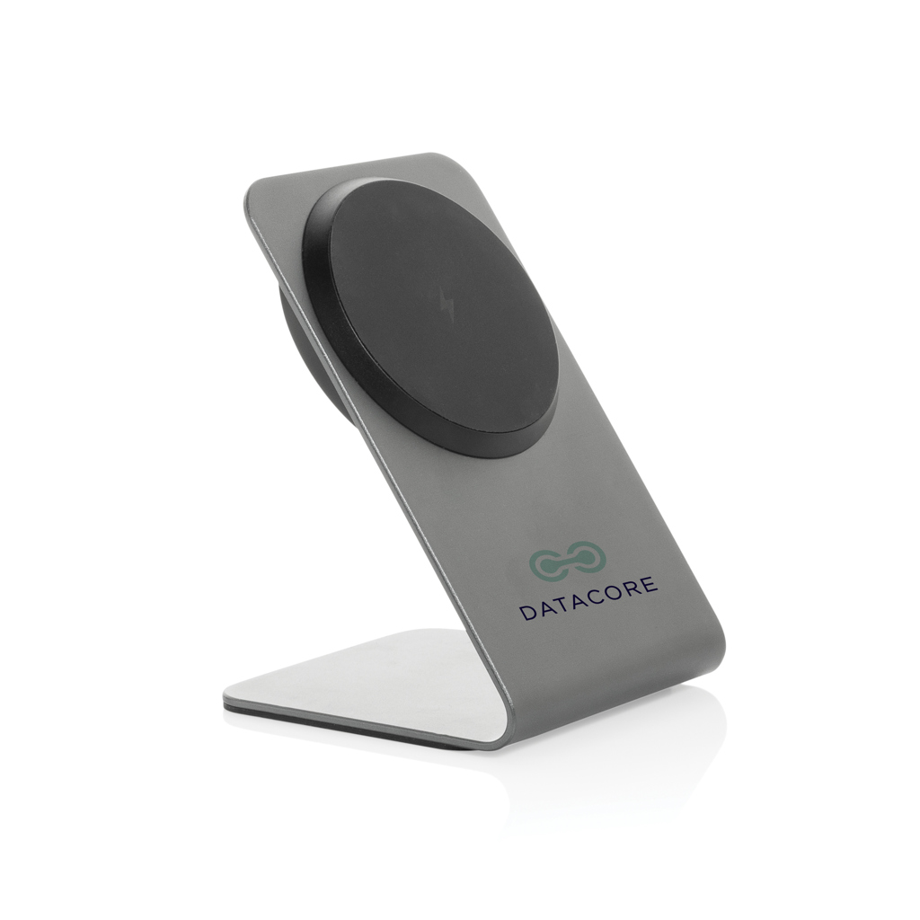 Terra aluminium 15W magnetic wireless charging phone stand - Image 8