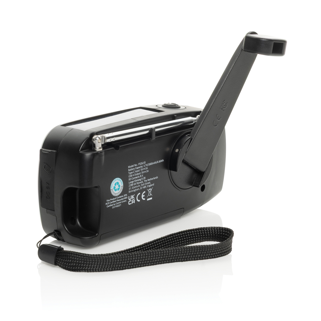 RescueWave RCS recycled plastic emergency radio - Image 4