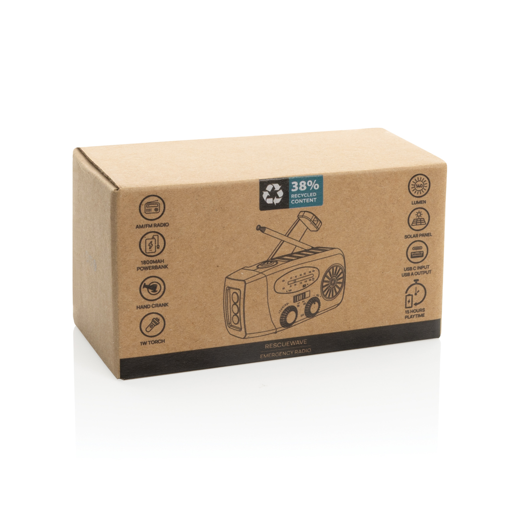 RescueWave RCS recycled plastic emergency radio - Image 12