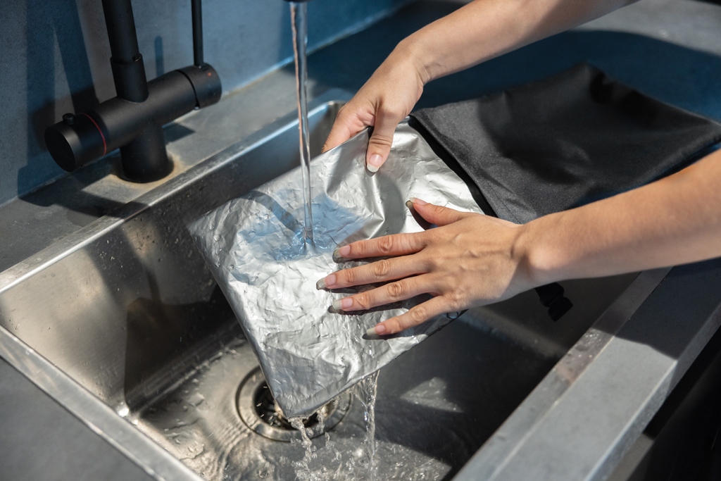 Snackstrap AWARE™ RPET foldable lunchbag 30x20CM - Image 9