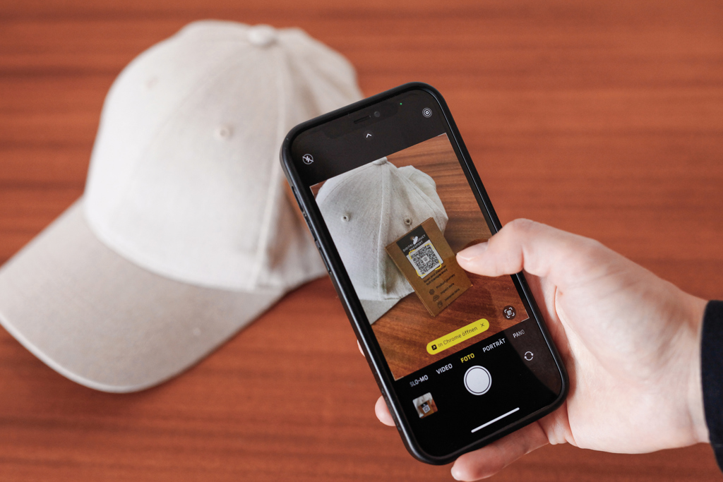 Milo AWARE™ recycled heather 6 panel cap 200gr - Image 8