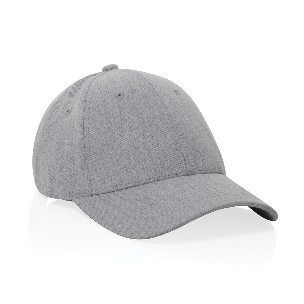 Milo AWARE™ recycled heather 6 panel cap 200gr - Image 15