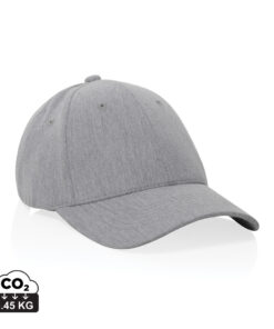 Milo AWARE™ recycled heather 6 panel cap 200gr
