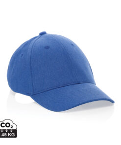 Milo AWARE™ recycled heather 6 panel cap 200gr