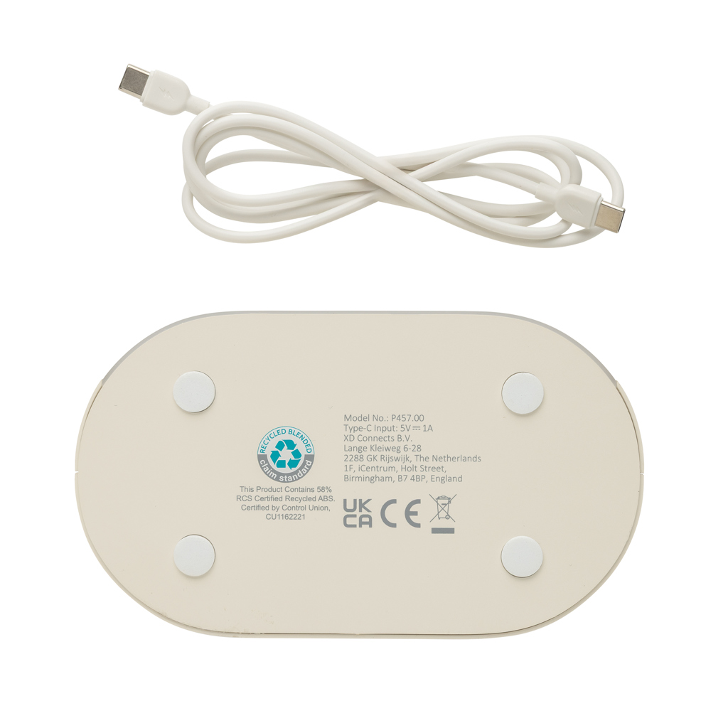 LumaRise RCS reycled plastic white noise alarm clock - Image 11