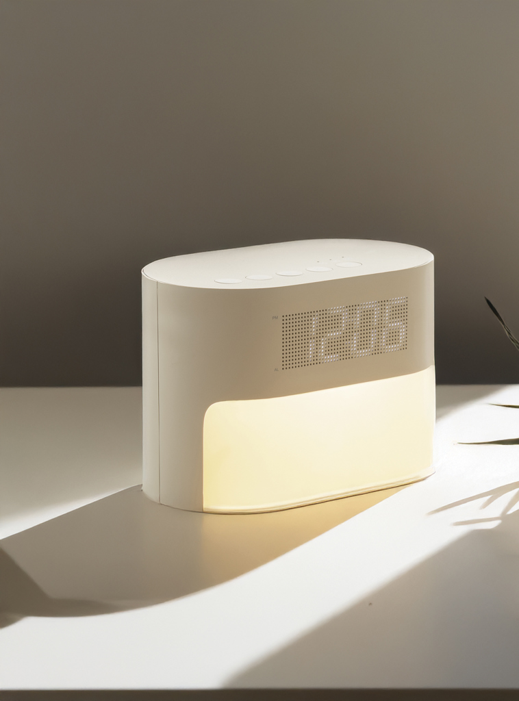 LumaRise RCS reycled plastic white noise alarm clock - Image 13