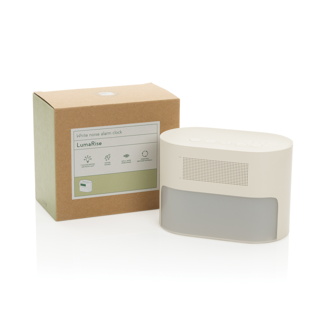 LumaRise RCS reycled plastic white noise alarm clock - Image 14