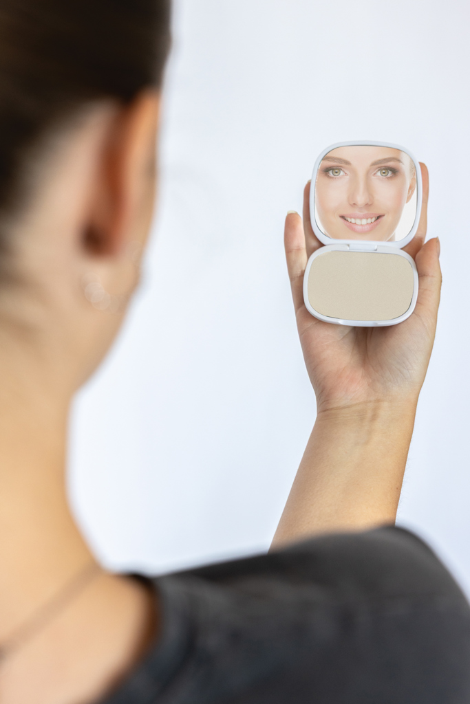 Reflecta RCS recycled plastic make-up mirror - Image 11