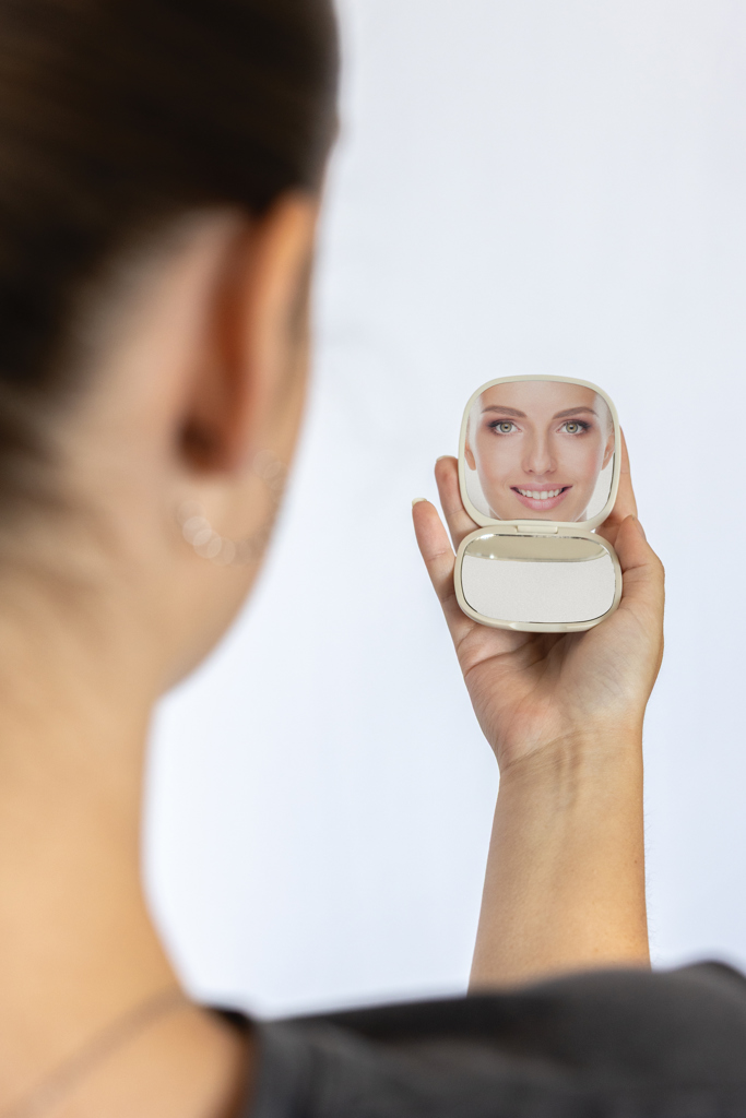 Reflecta RCS recycled plastic make-up mirror - Image 18