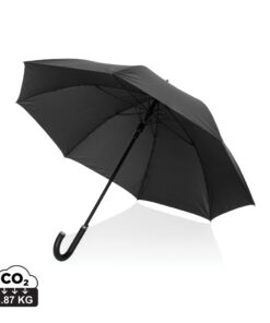 Swiss Peak Vero Aware™ RPET 25” umbrella w luxe handle