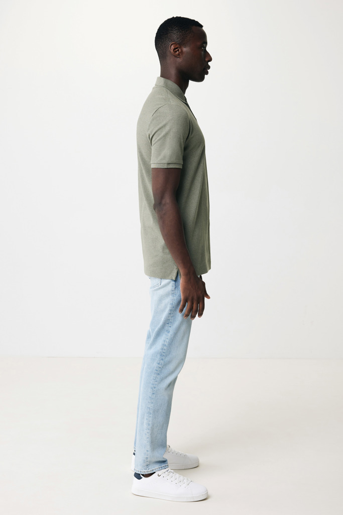 Iqoniq Yosemite recycled cotton pique polo - Image 738