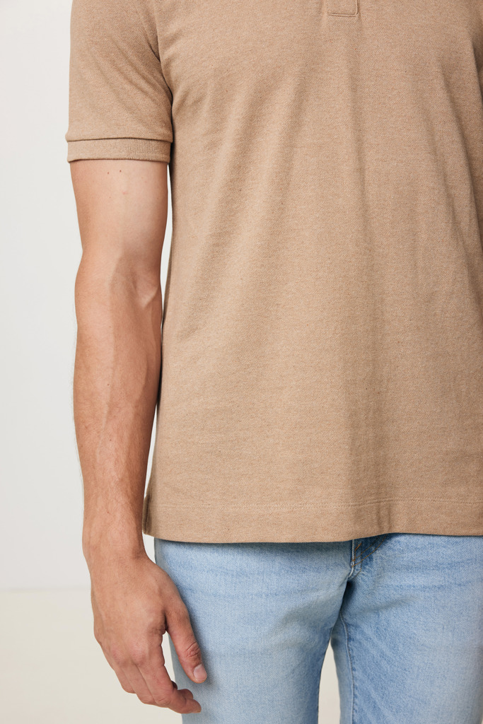 Iqoniq Yosemite recycled cotton pique polo - Image 758