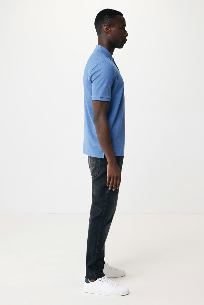 Iqoniq Yosemite recycled cotton pique polo - Image 784