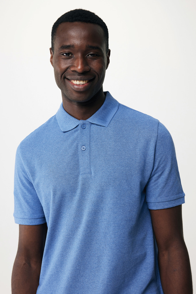 Iqoniq Yosemite recycled cotton pique polo - Image 787
